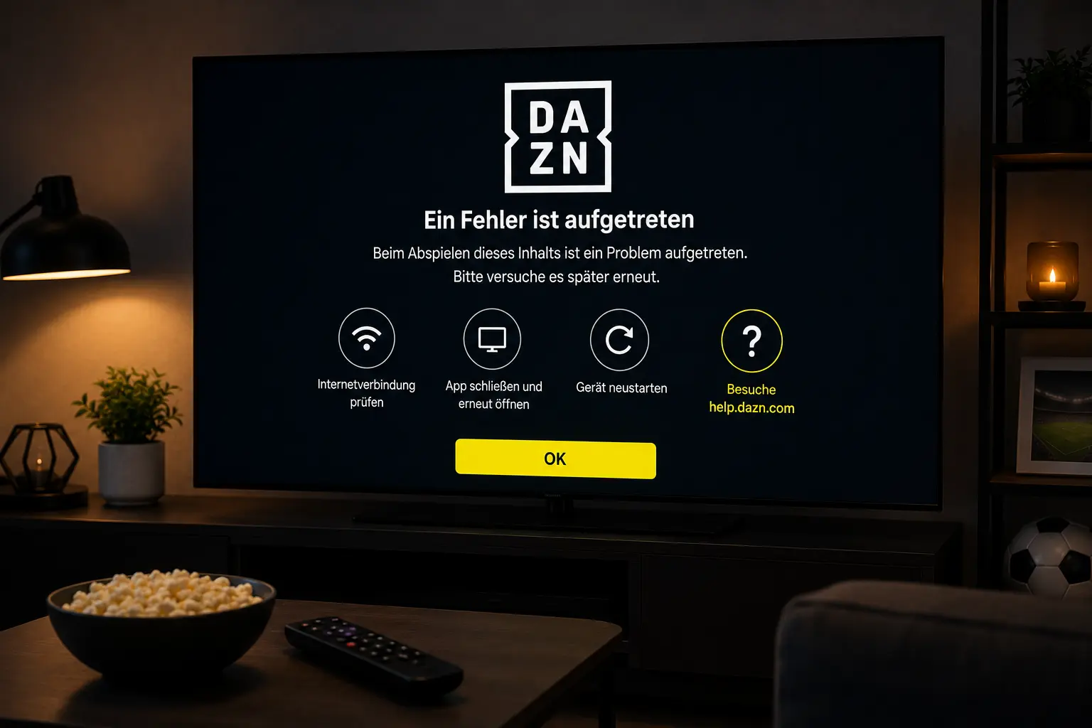 DAZN Not Working on Smart TV? Germany Fix for Fire TV, Android TV and Samsung/LG