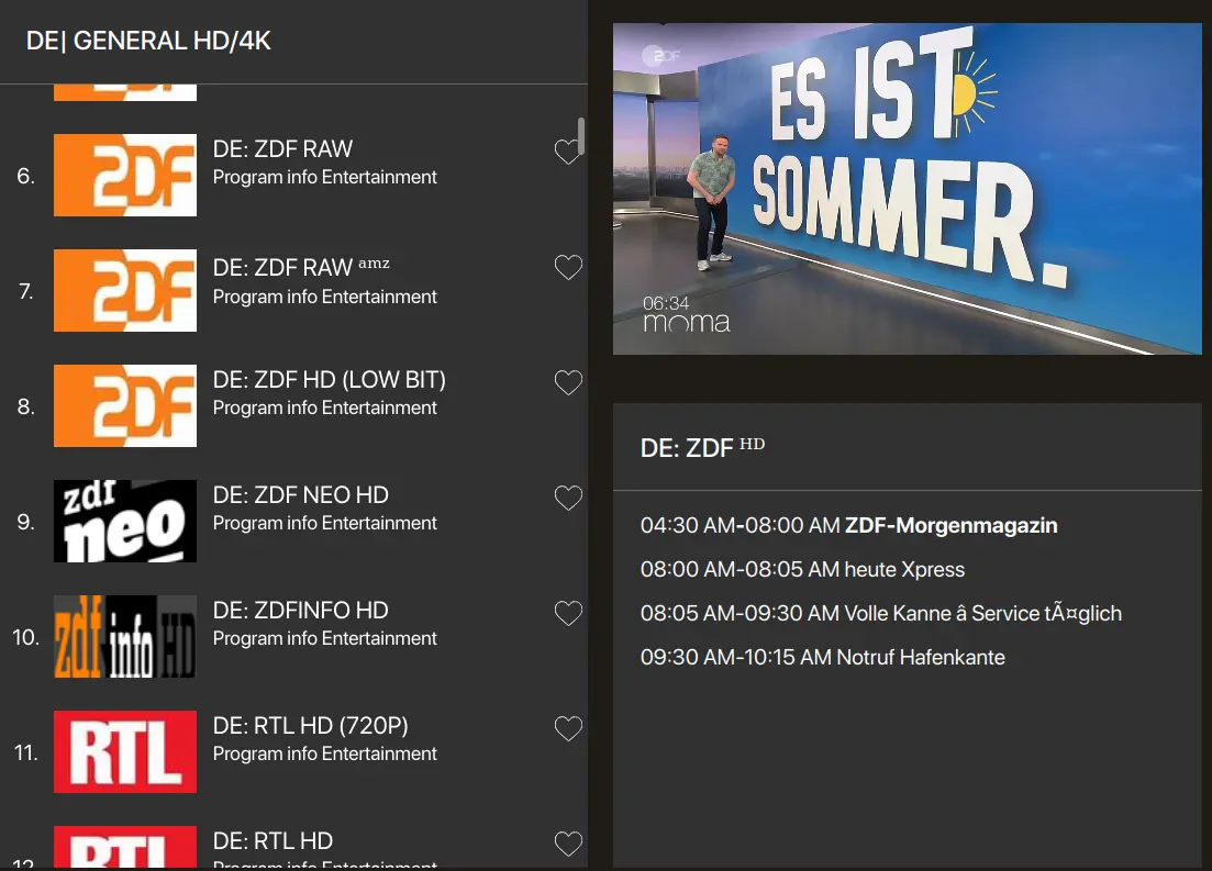 IPTVSG Germany & Europe streaming setup plans