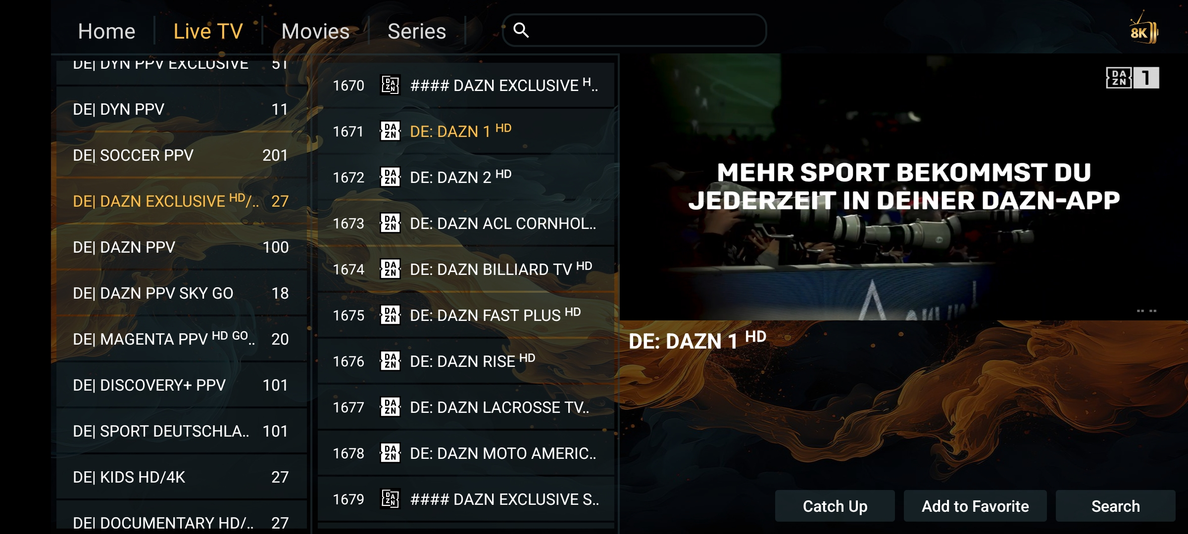 IPTVSG Germany & Europe streaming setup plans