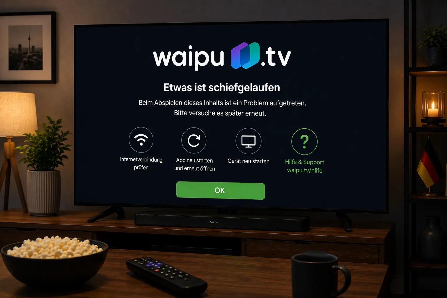 waipu.tv Not Working? Germany Fix for Fire TV, Samsung TV and Android Devices